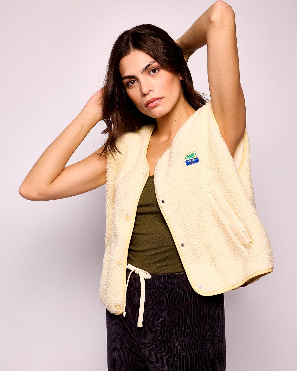 Ecru Hoktown Vest Jacket