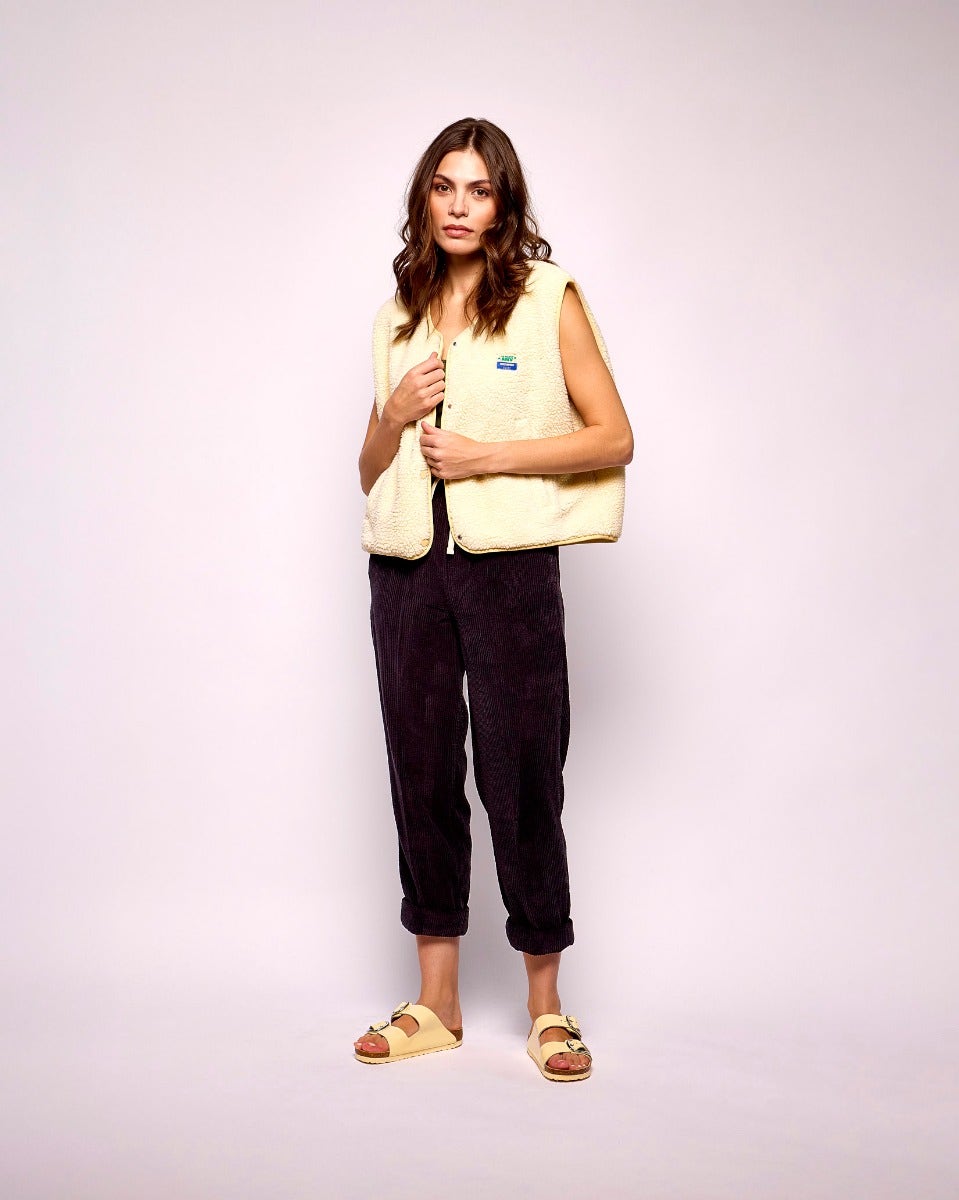 Ecru Hoktown Vest Jacket