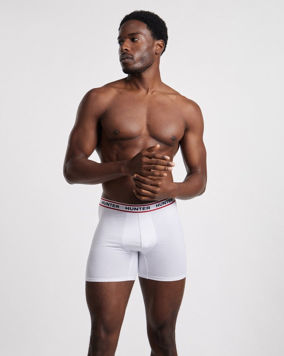 Bright White Heritage Organic Cotton Boxer Shorts - Pack of 3