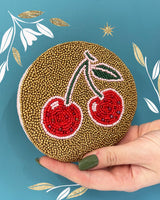 Inked Cherry Coin Purse