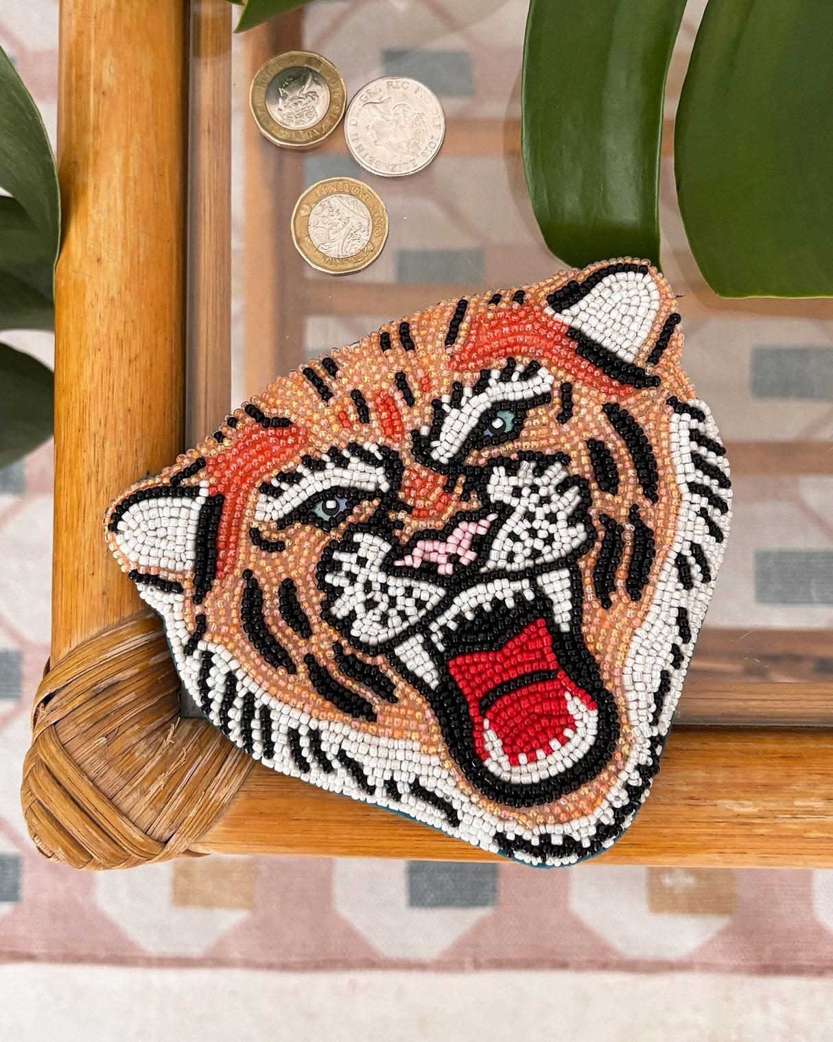 Inked Tiger Coin Purse