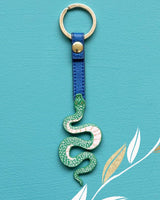 Inked Snake Keyring