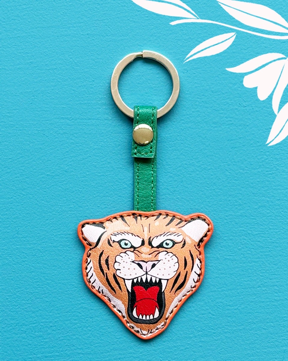 Inked Tiger Keyring – Avoca
