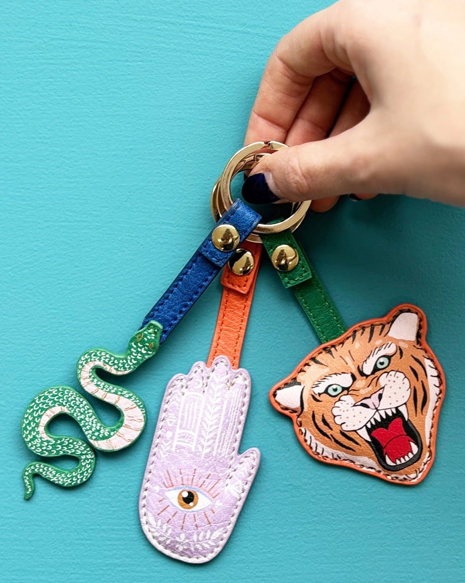 Inked Tiger Keyring – Avoca