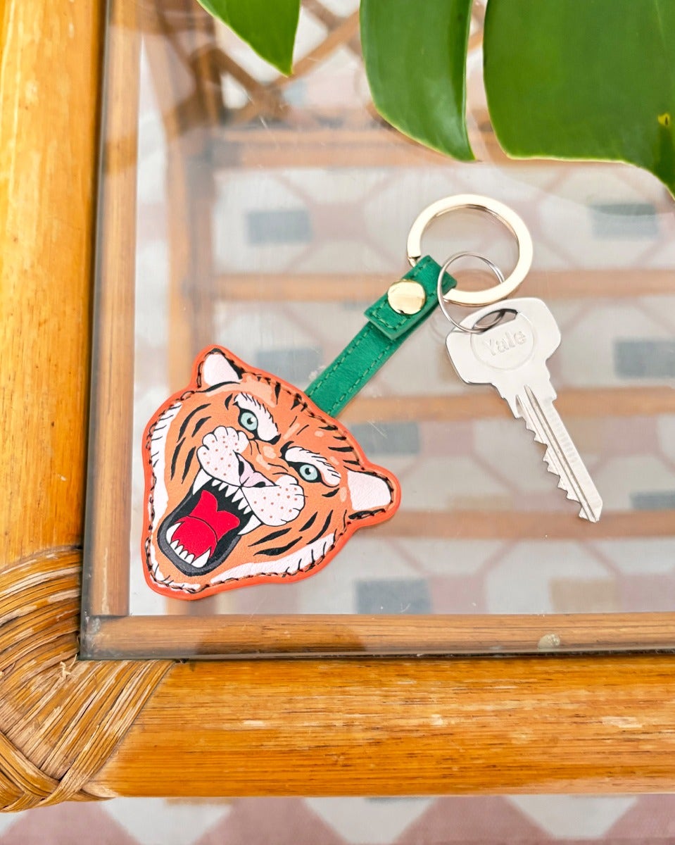 Inked Tiger Keyring – Avoca