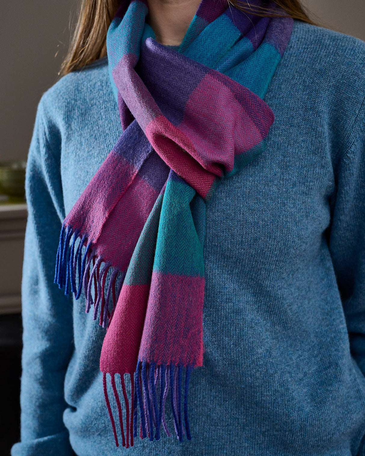 Jewel Fields Merino Scarf