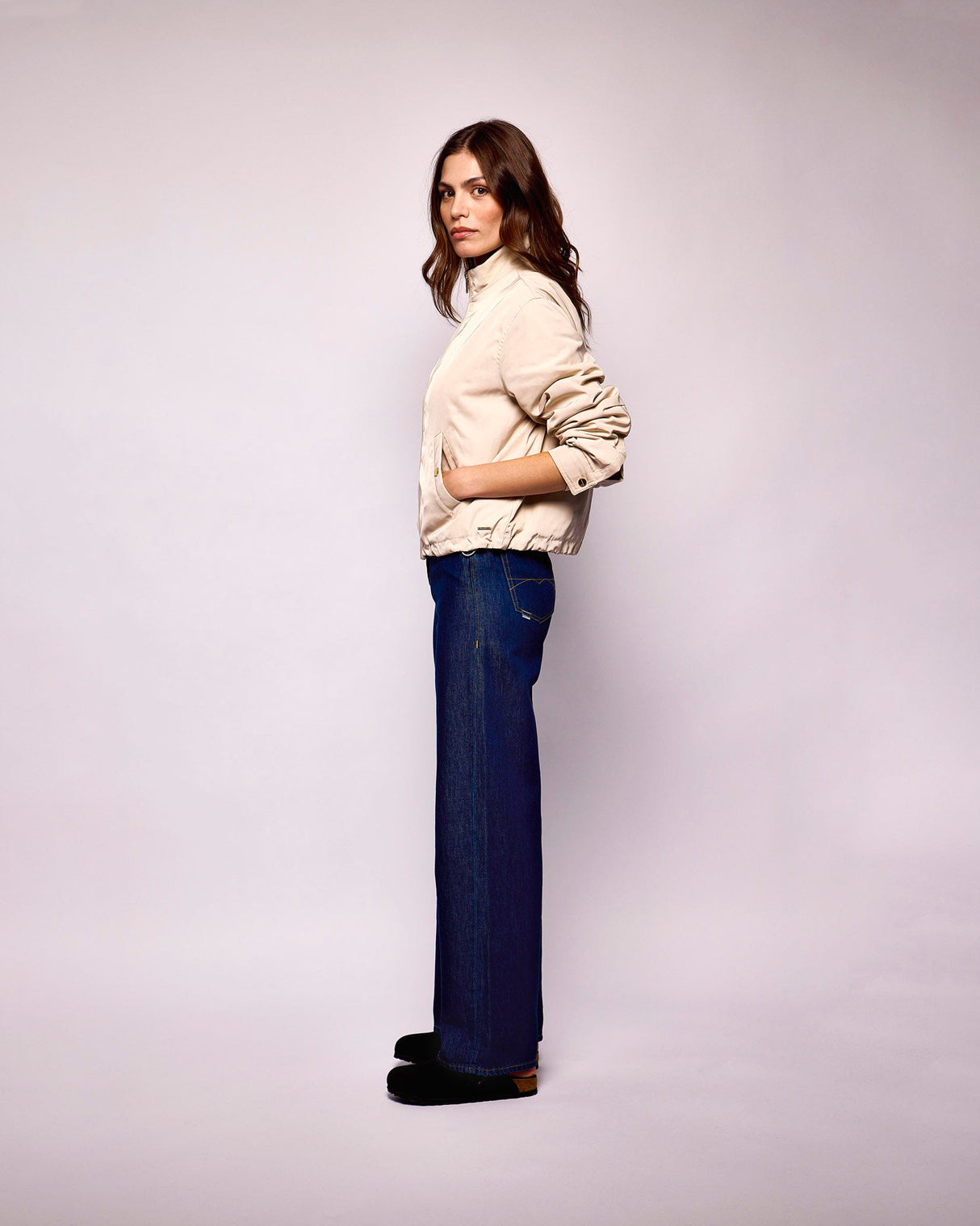 Fog Grey Jitske Bomber Jacket