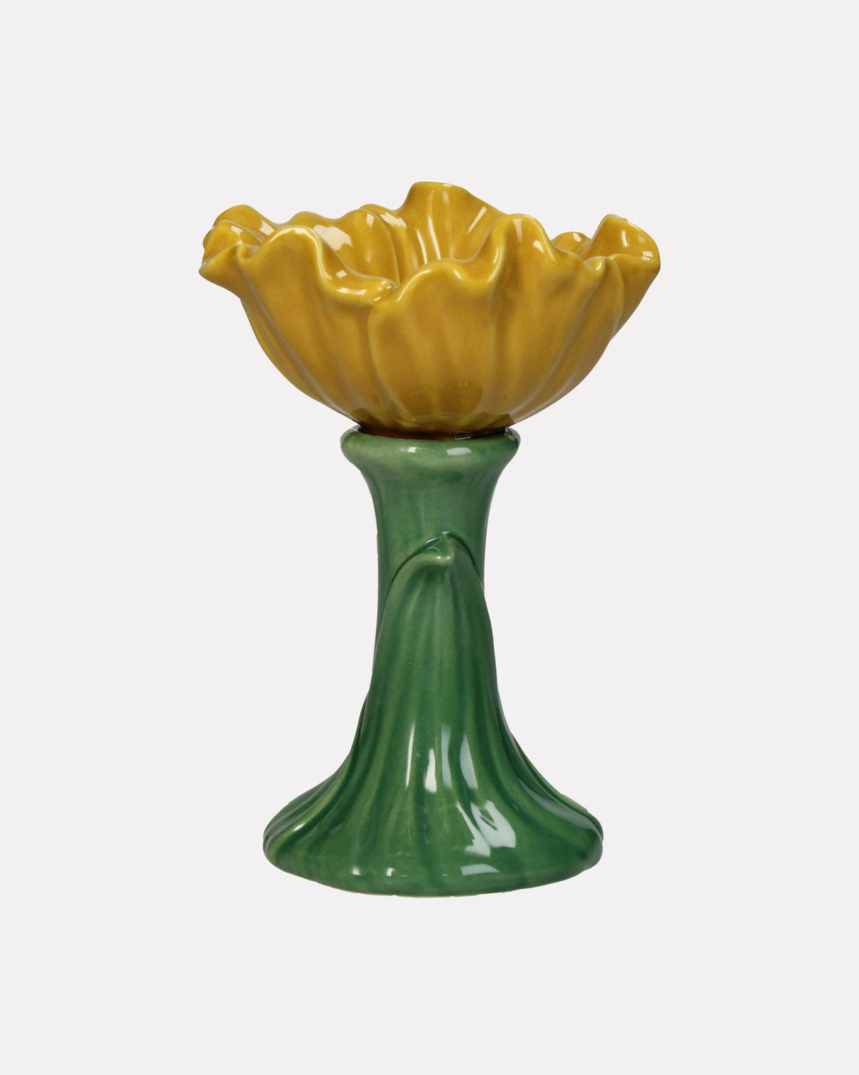 Yellow-Poppy-Fine-Earthenware-Vase