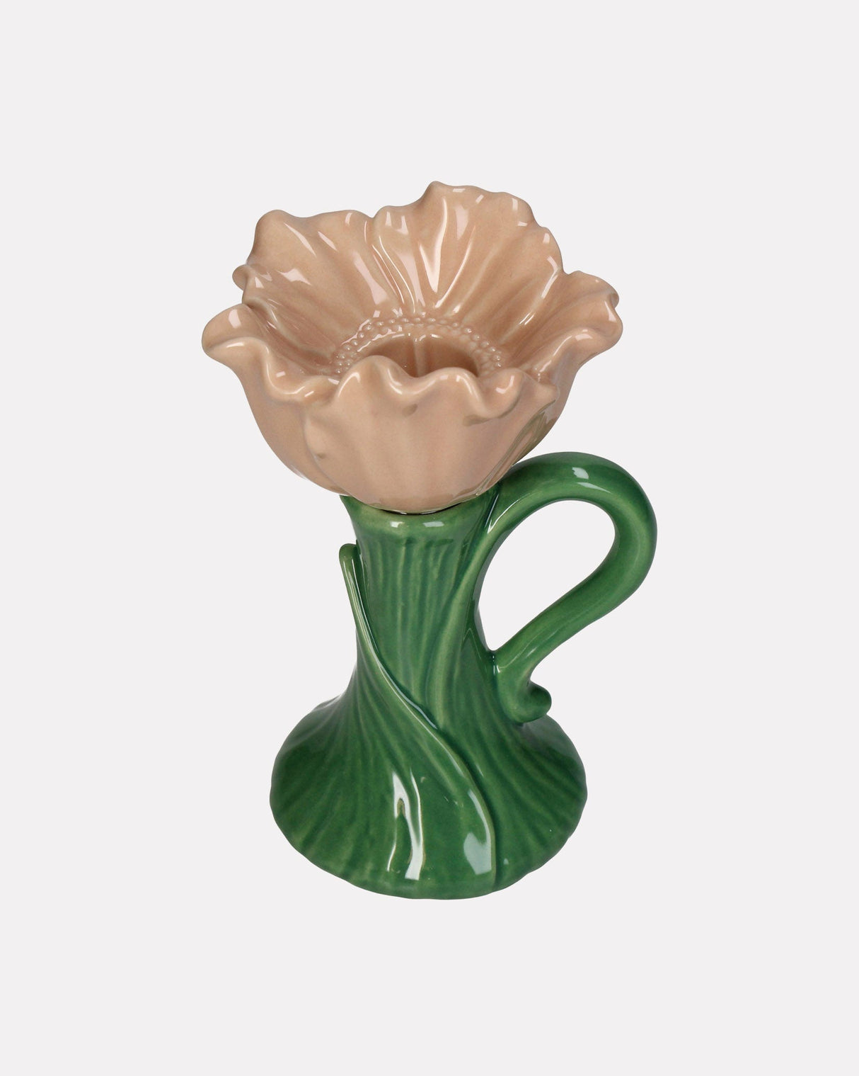 Peach-Poppy-Fine-Earthenware-Candle-Holder