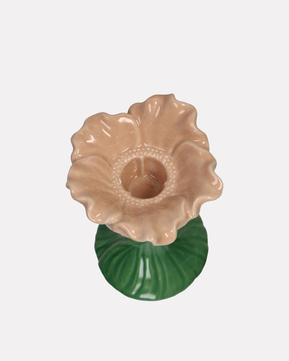 Peach Poppy Fine Earthenware Candle Holder