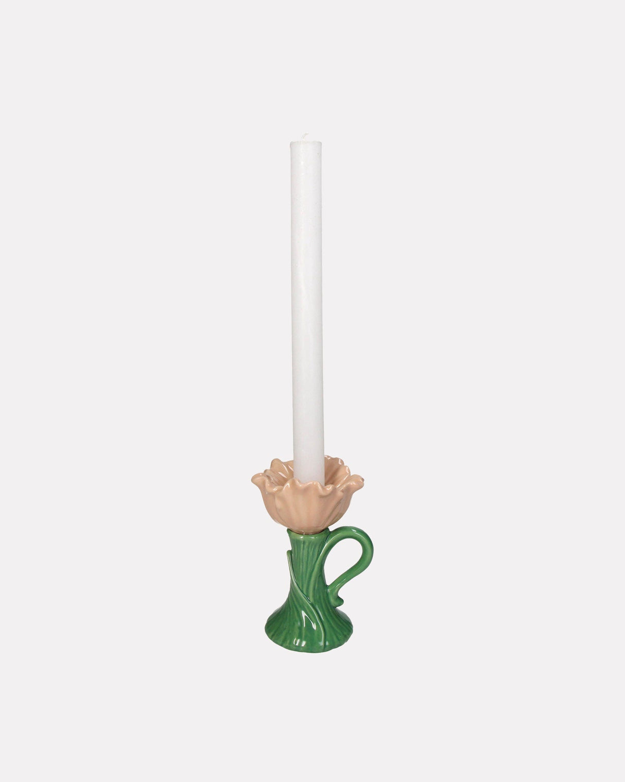 Peach Poppy Fine Earthenware Candle Holder