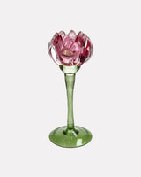 Pink-Flower-Tulip-Glass-Candle-Holder