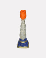 Leopard & Orange Tulip Candle Holder