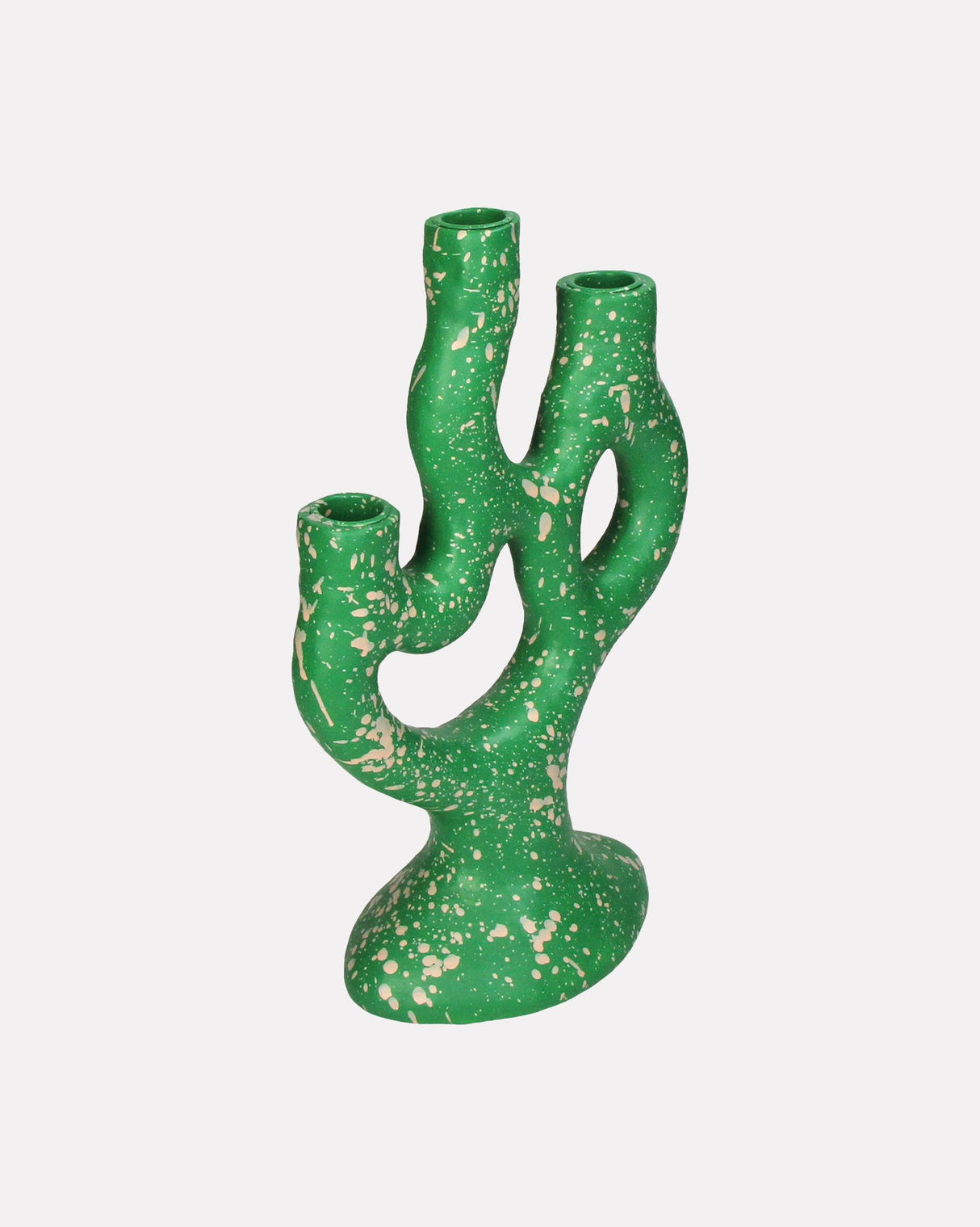 Green-Neutral-Organic-Splatter-Triple-Candle-Holder