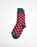 Purple-Diagonal-Chevron-Socks