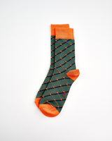 Green-Orange-Diamond-Socks