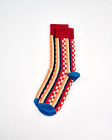 Red-Orange-Tile-Socks
