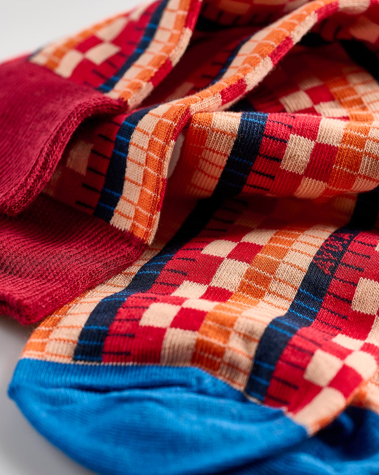 Red-Orange-Tile-Socks