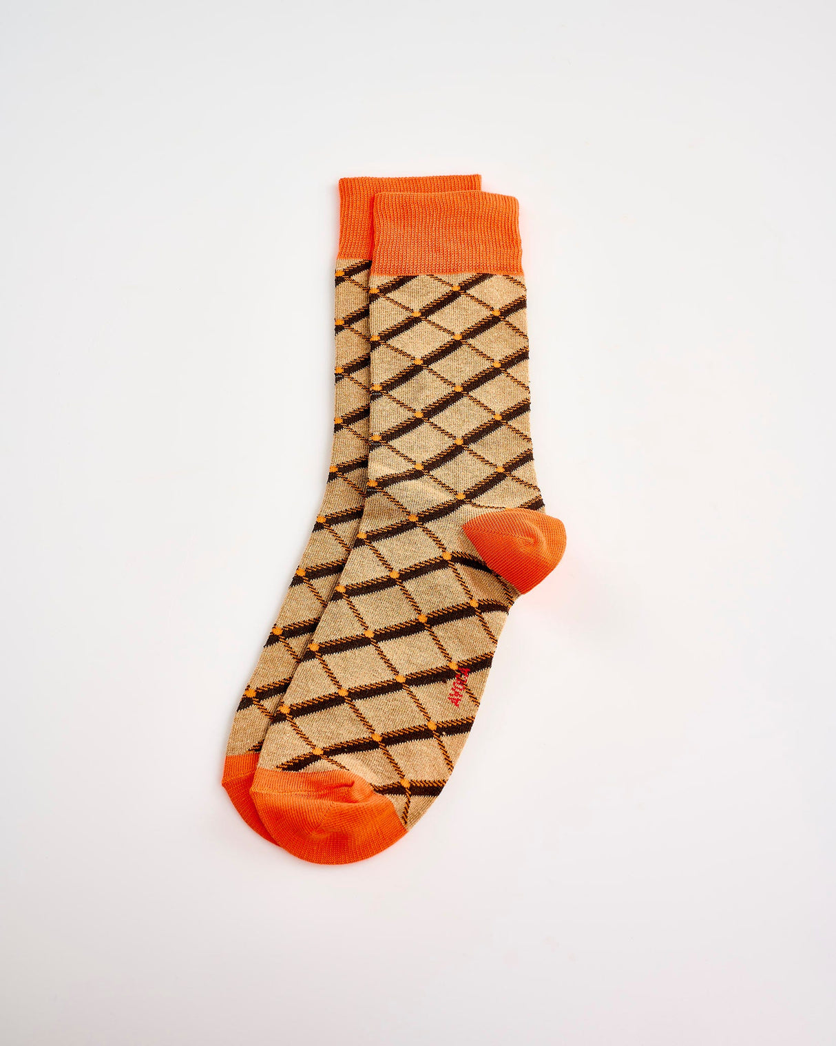 Orange-Tile-Socks