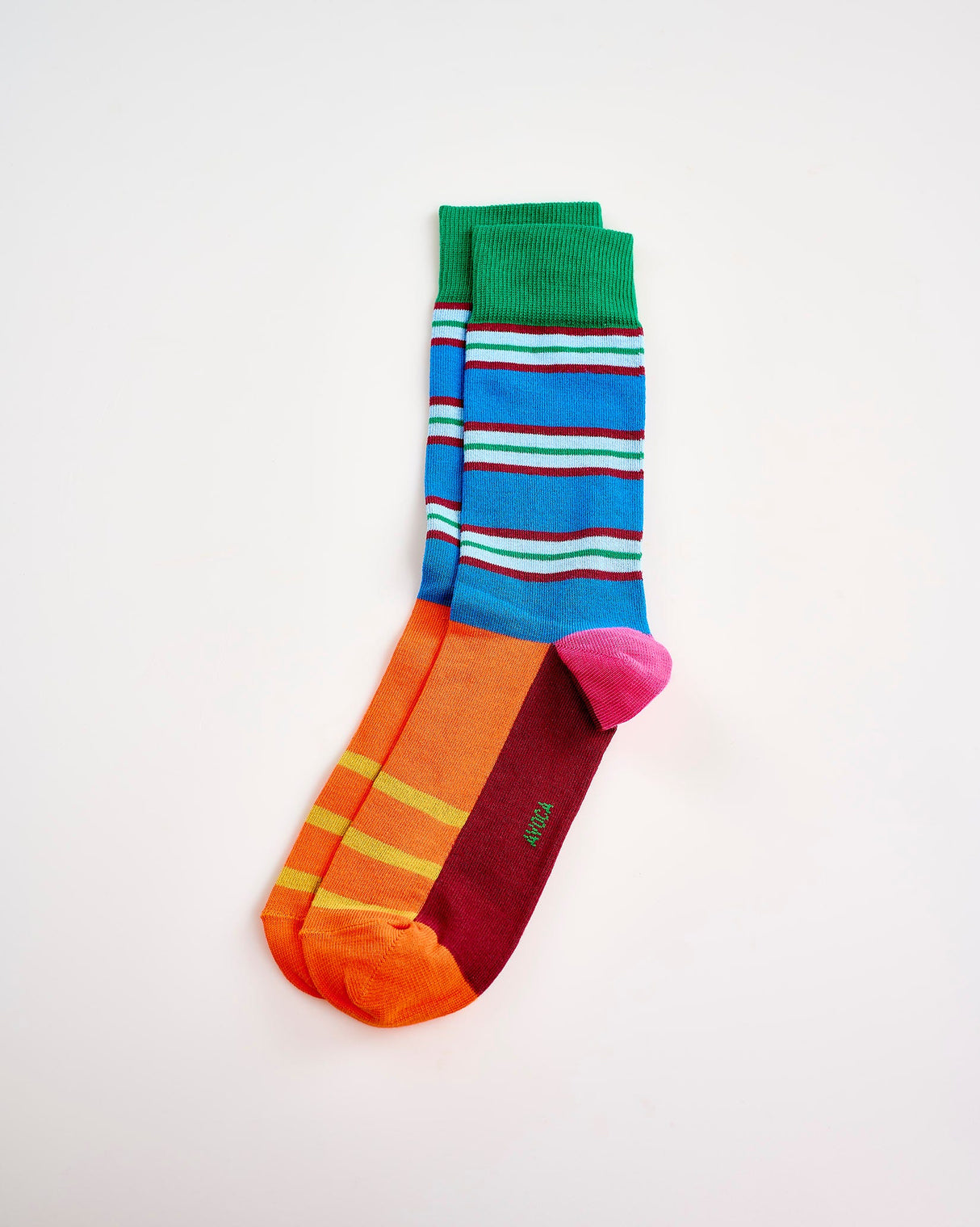 Wide-Multi-Stripe-Socks