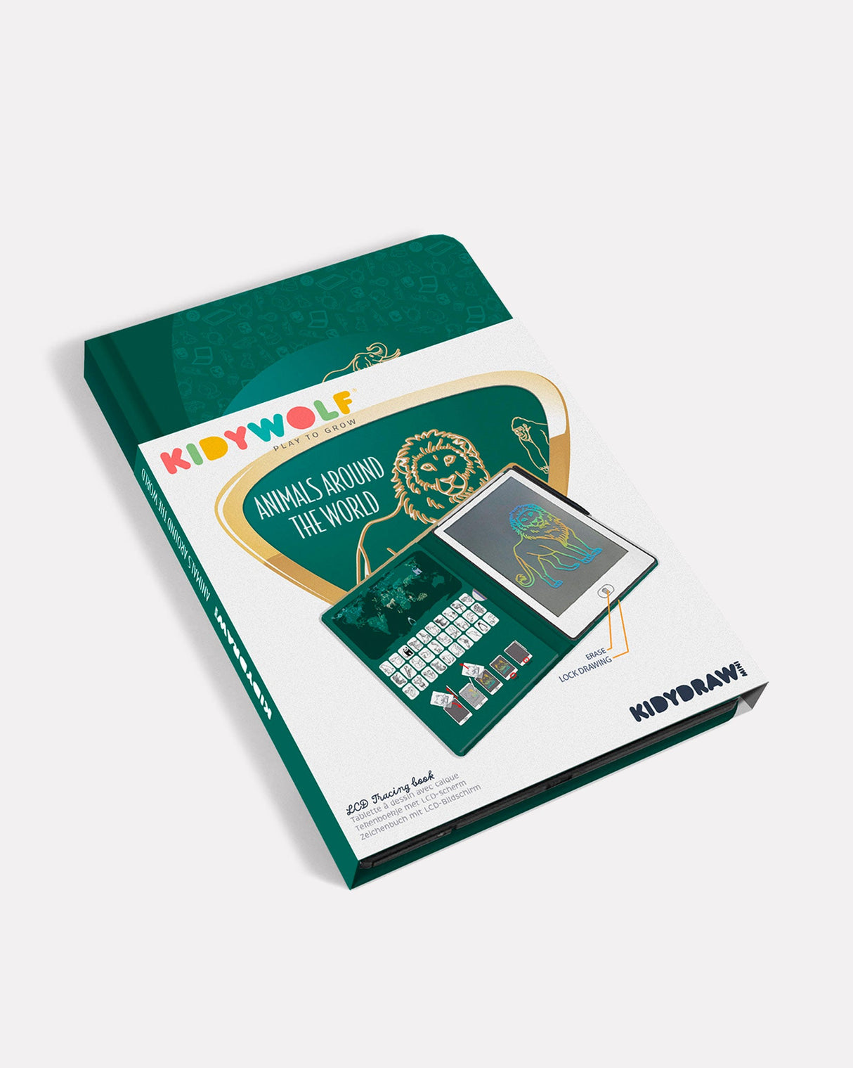 Kidywolf 'Animals Around The World' Mini Drawing Pad