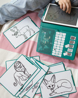 Kidywolf 'Animals Around The World' Mini Drawing Pad