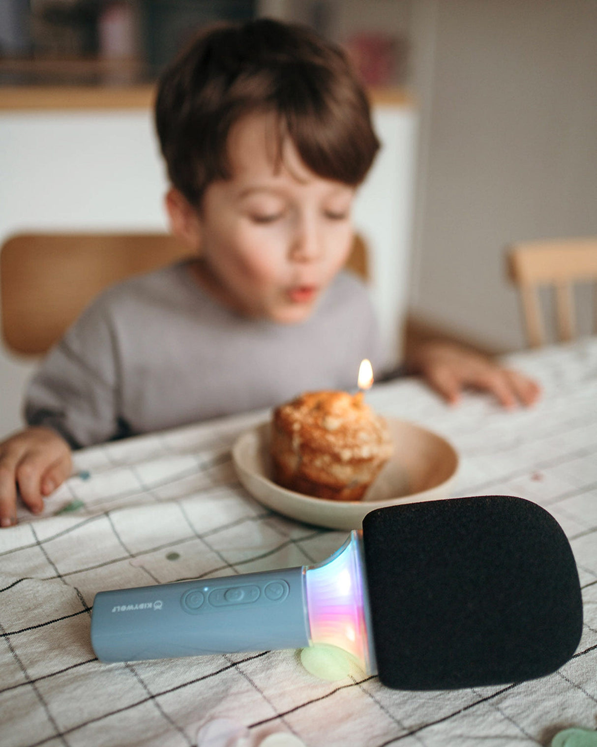 Kidywolf Blue All-In-One Microphone
