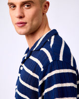 Sky Captain Bloch Striped Short Sleeve Shirt
