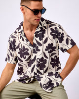 Black-Print-Colombo-Short-Sleeve-Shirt