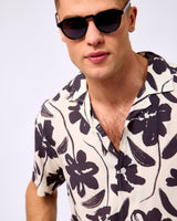 Black Print Colombo Short Sleeve Shirt