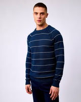 Sky-Captain-Agassi-Striped-Knit-Jumper
