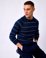 Sky Captain Agassi Striped Knit Jumper