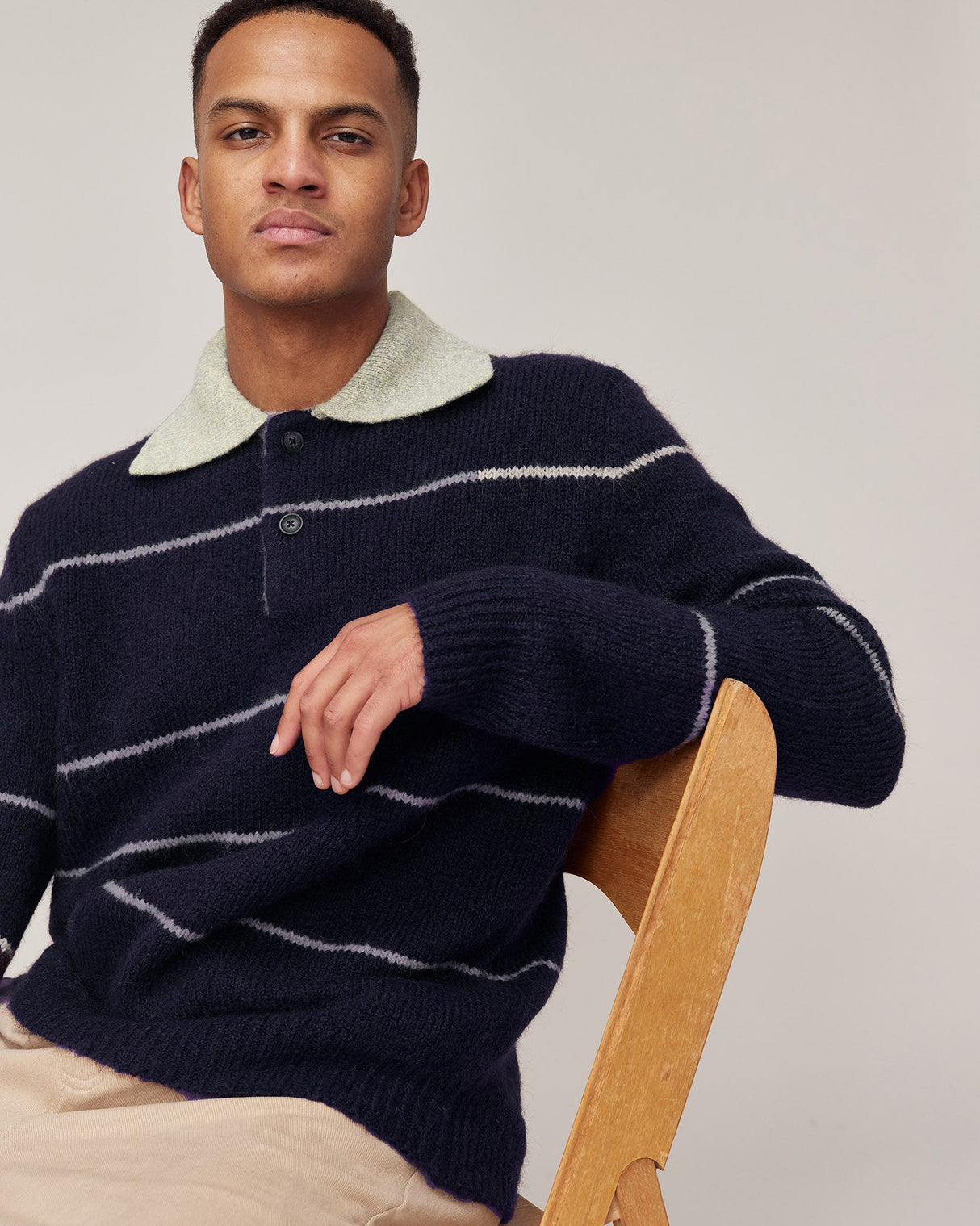 Sky Captain Ken Polo Knit Jumper
