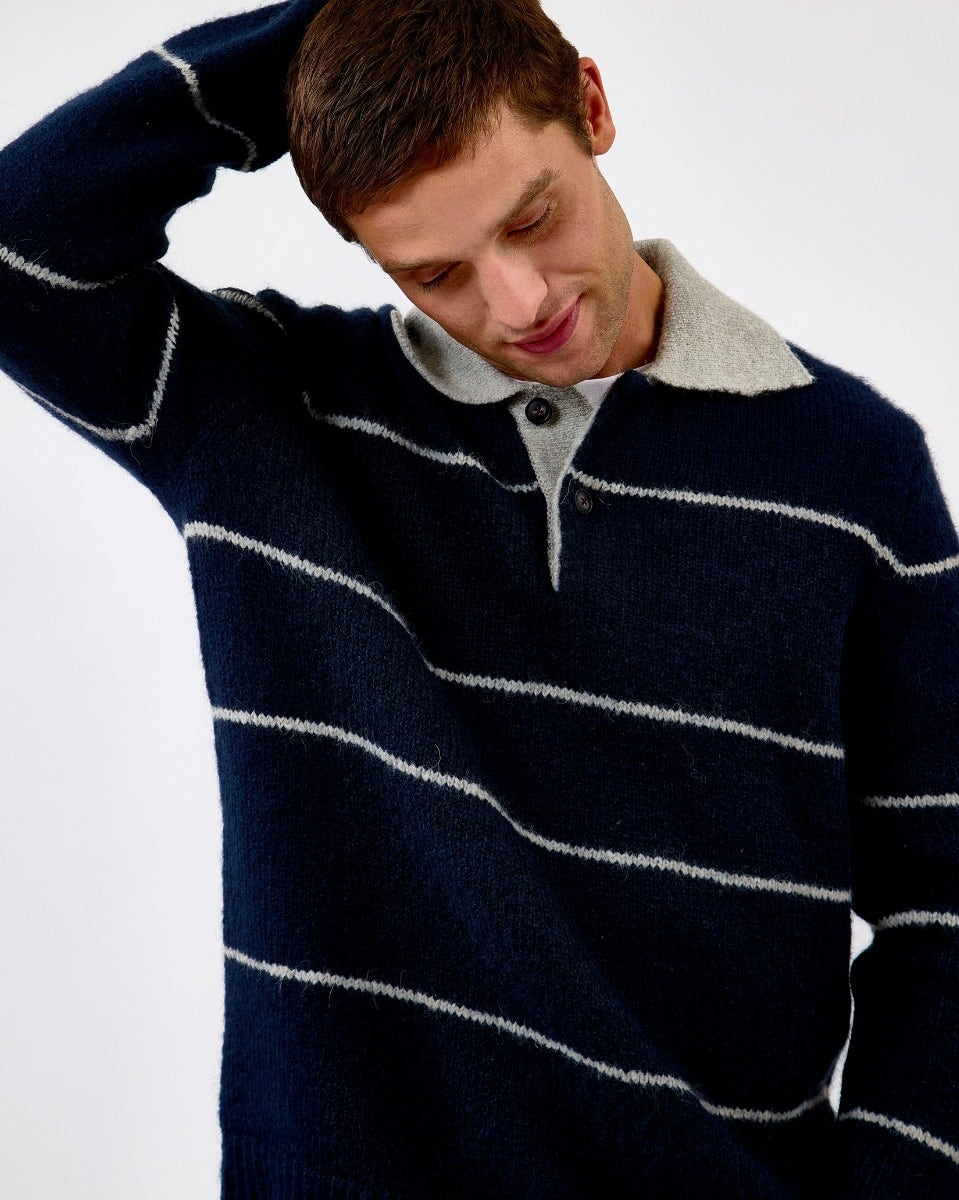 Sky Captain Ken Polo Knit Jumper