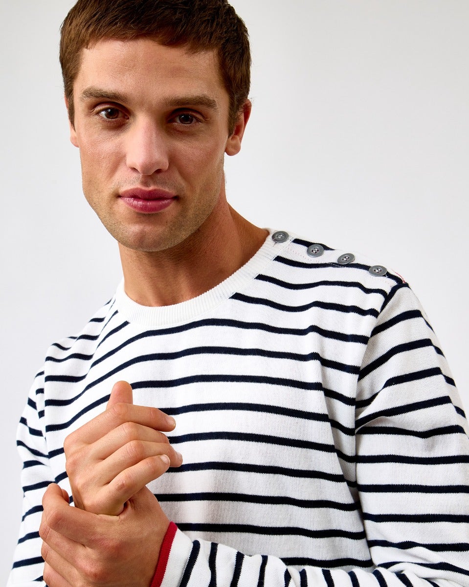 Snow White Oscar Striped Long Sleeve Top