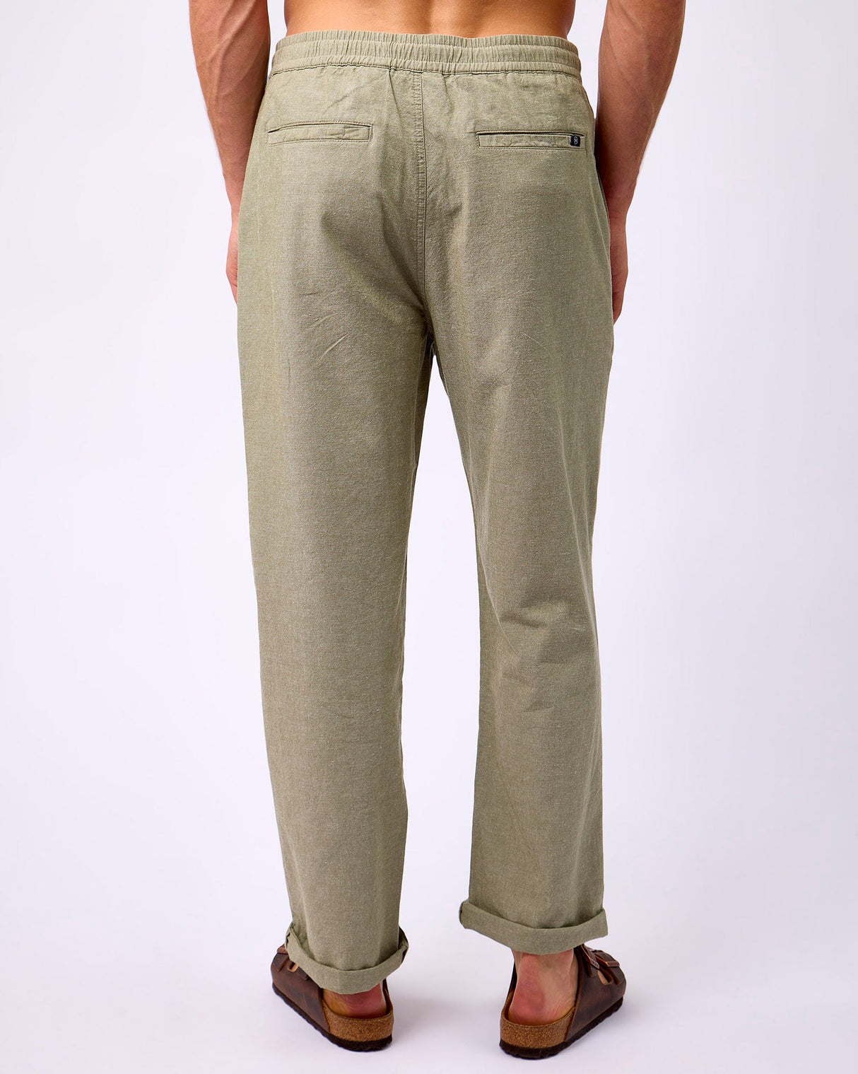 Deep Lichen Green Albert Loose Trousers