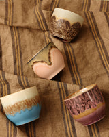 Lagoon 70s Ceramics Café Cups - Set of 4