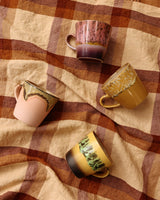 Radiant 70s Ceramics Americano Mugs - Set of 4