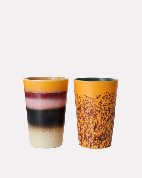 Beach-70s-Ceramics-Tea-Mugs-Set-of-2