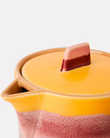 Sunset 70s Ceramics Teapot