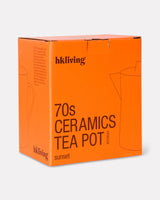 Sunset 70s Ceramics Teapot