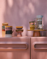 Sunset 70s Ceramics Teapot