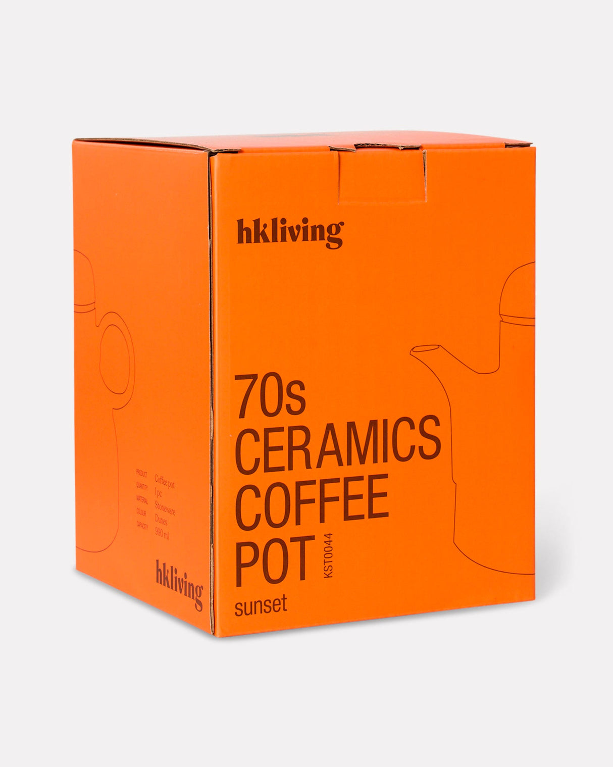 Dunes 70s Ceramics Coffee Pot