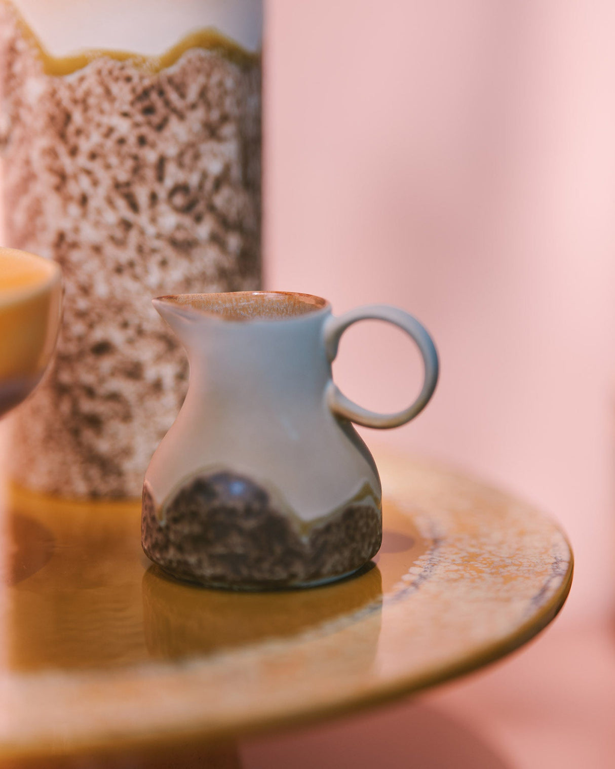 Shell 70s Ceramics Milk Jug