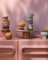Sunshade 70s Ceramics Tall Stem Tapas Bowl