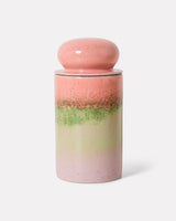 Glaze-70s-Ceramics-Lidded-Storage-Jar