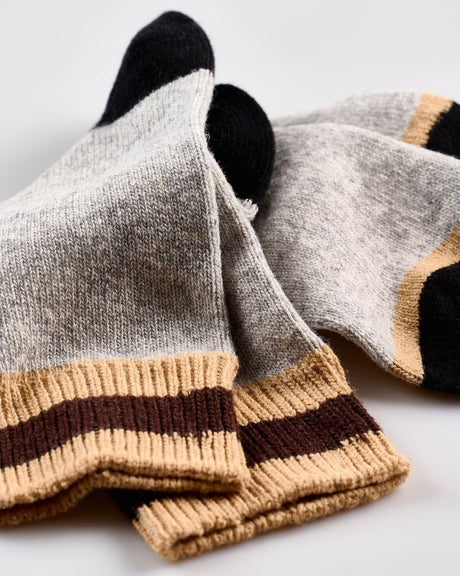 Grey Cashmere Blend Women's Socks