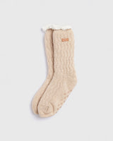 Oatmeal-Cable-Knit-Lounge-Socks