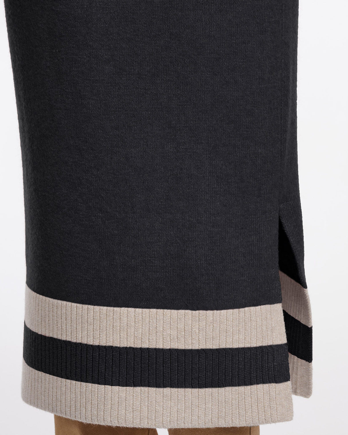 Deep Iron Melange Lavinia Turtleneck Long Jumper Dress