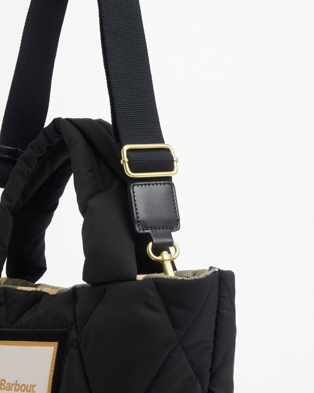 Black Barbour Mariah Mini Tote Bag